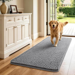 Ophanie Dark Grey Door Mat Runner 60x24, Muddy Mats by Ophanie