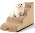 COZY KISS Dog Stairs for Small Dog 19.7" H, 4 Step Pet Ramp for Bed by COZYKISS