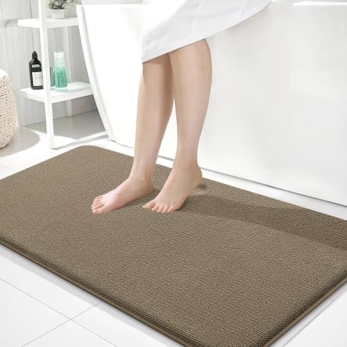 OLANLY Memory Foam Bathroom Runner Rug 44x24, Absorbent Long Bath Mat by OLANLY
