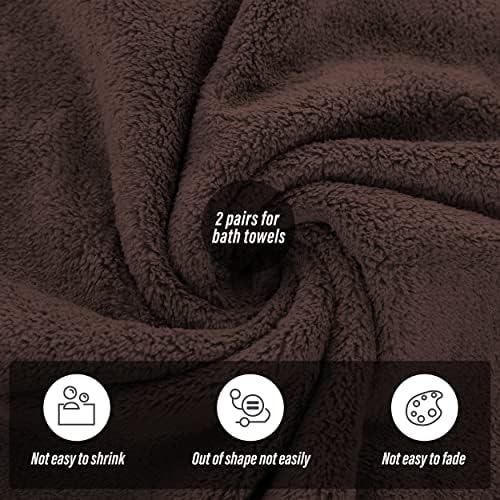 MOONQUEEN 2 Pack Premium Bath Towel Set - Image 4