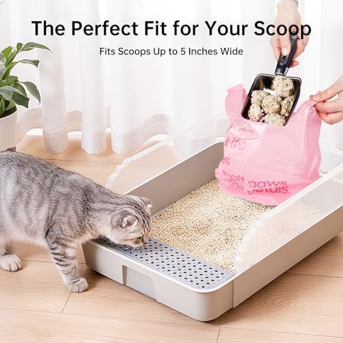 125 Count Cat Poop Bags Cherry Blossom Scented - Image 5