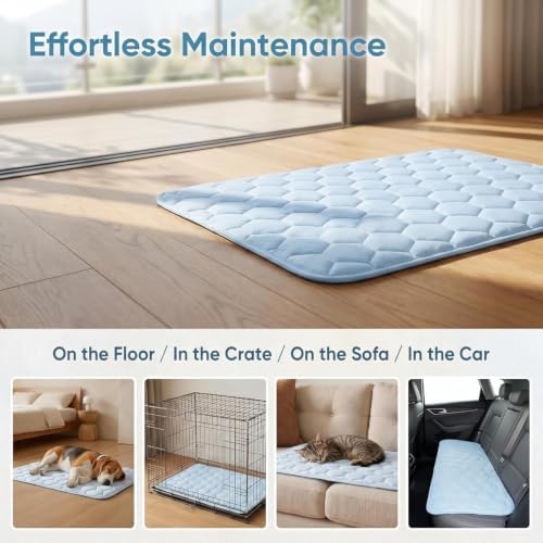 Dog Cooling Mat for Large Dogs, Washable Self Cooling Pet Pad - Image 4