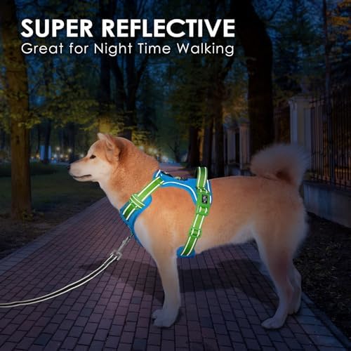 PHOEPET No Pull Dog Harness, Unique Colors Reflective Adjustable Dog Vest - Image 6