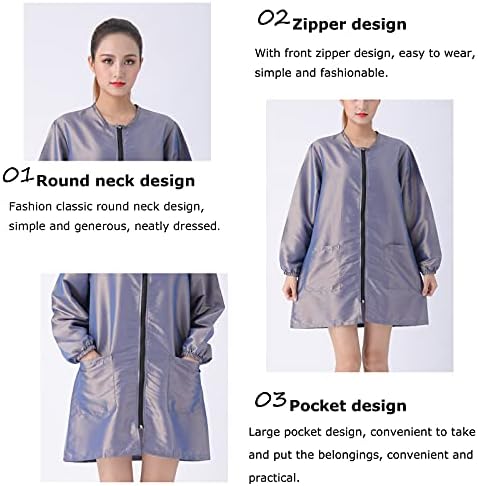 Professional Salon Smock Stylist Jacket Waterproof Hairdresser Cape Barber - Image 5