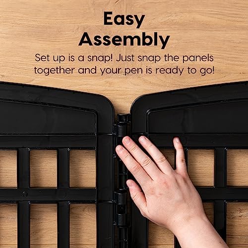 IRIS USA 8-Panel Dog Playpen - Image 5