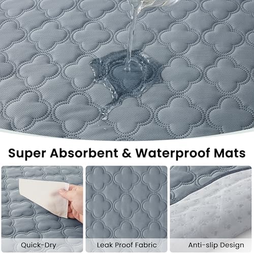 Love's cabin Dog Playpen with Washable Pee Pad, Puppy Pet Cat Playpen Small - Image 6