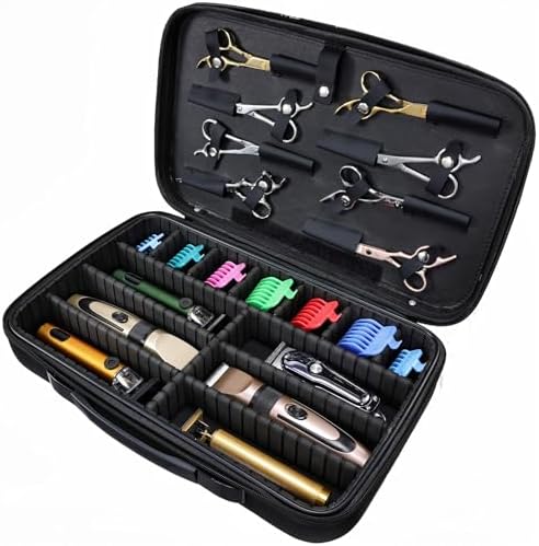 Yueieoun Barber Clippers Briefcase, 17-inch Hair Cutting Supplies Bag by Yueieoun