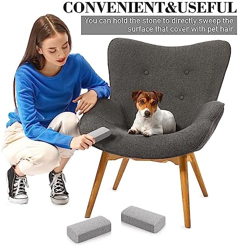 Loopeer 2 Pcs Pet Hair Remover Pumice Stone, 3.74 x 2 x 1.6 in - Image 3