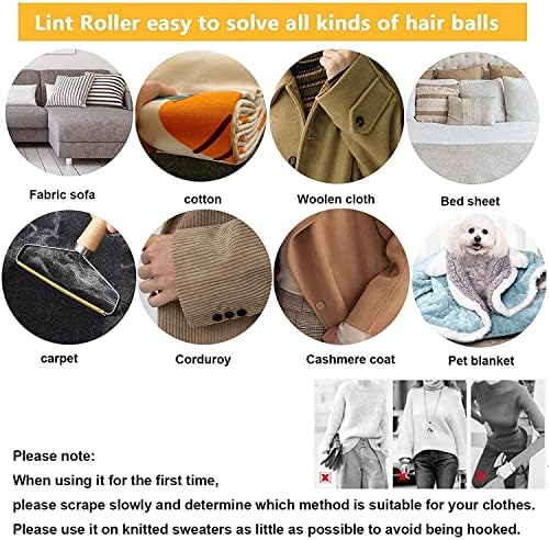 Lint Remover, 2 Pack Pet Hair Remover, Reusable Clothes Carpet Couch Furniture - Image 5