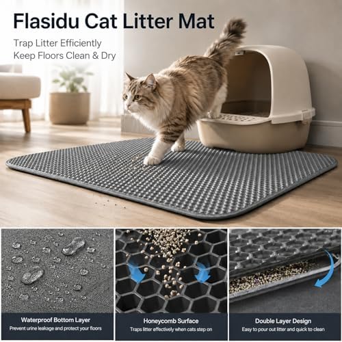 Cat Litter Mat, Double-Layer Honeycomb Litter Mat - Image 2