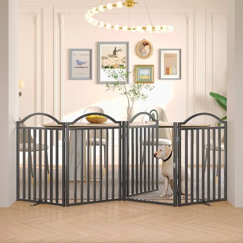 BHG Metal No-Assembly Freestanding Dog Gate by BHG