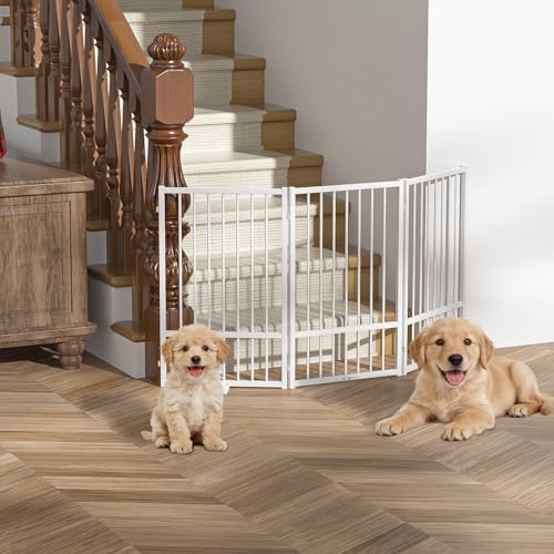 SNUOWU Full Metal Freestanding Dog Gate - Image 5