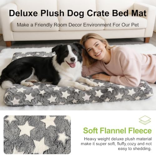 Orthopedic Dog Bed for Large Dogs, Washable Dog Mat - Image 4