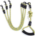 3 Dog Leash for 1-3 Dogs, 360° Swivel, No Tangle by Heyllou