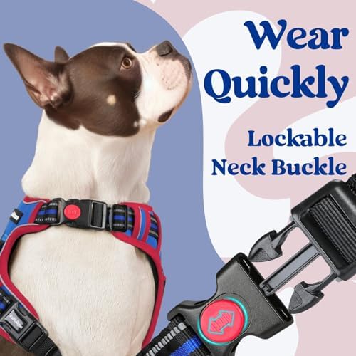 rabbitgoo Dog Harness Medium Sized, Updated Easy On & Off - Image 2