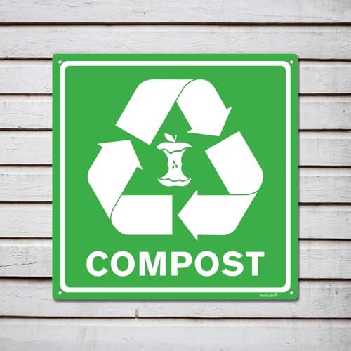 Compost Aluminum Metal Sign | Indoor Outdoor UV Stable & Weatherproof | Home - Image 5