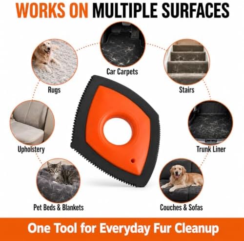 Pet Hair Remover for Car Carpet & Upholstery – Reusable Mini Fur Tool - Image 2