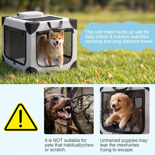 Portable Soft Small Dog Crate Collapsible Pet Travel Kennel S - Image 2