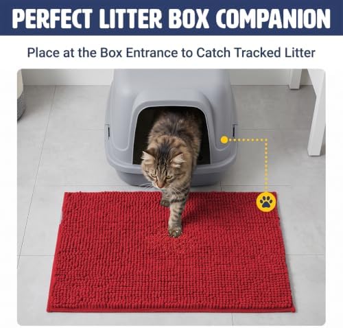Muddy Mat® | Cat Litter Mat 19"x30", Litter Trapping Mat, Super Absorbent - Image 3