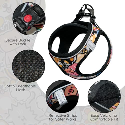 BELLA & PAL Step in Puppy Harness and Leash Set - Image 2