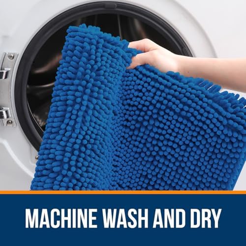 OLANLY Bathroom Rugs 30x20, Extra Soft Absorbent Chenille Bath Rugs - Image 6