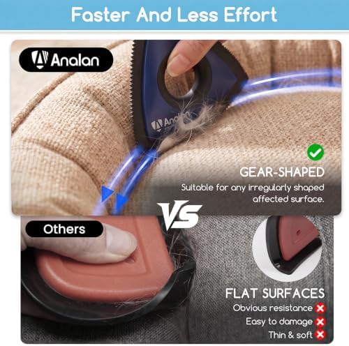 Analan Mini Pet Hair Remover for Car Detailing Dog Hair Tool - Image 5
