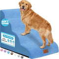 Zerbuger Dog Ramp and Stairs for Bed, Nonslip Cover by Zerbuger