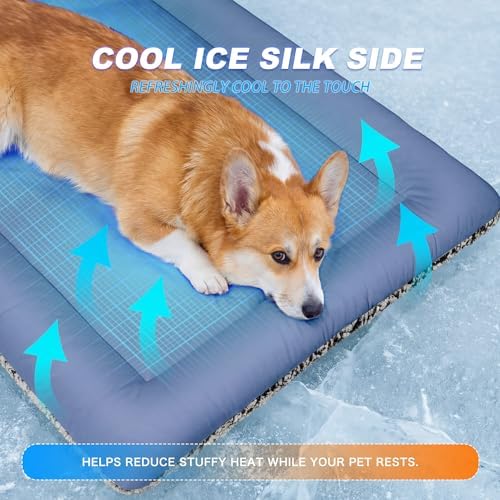 Self Warming Cat Bed, Reversible Cooling Mat - Image 3