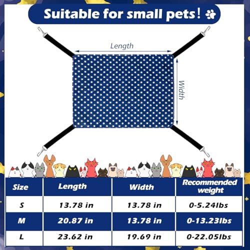 Jetec 2 Pack Cat Hammock for Cage - Image 4