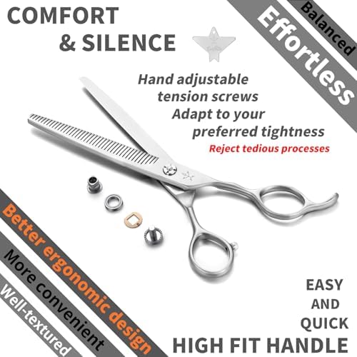 High-end Professional Dog Grooming Thinning Scissors Teeth Cutting Blending - Image 4