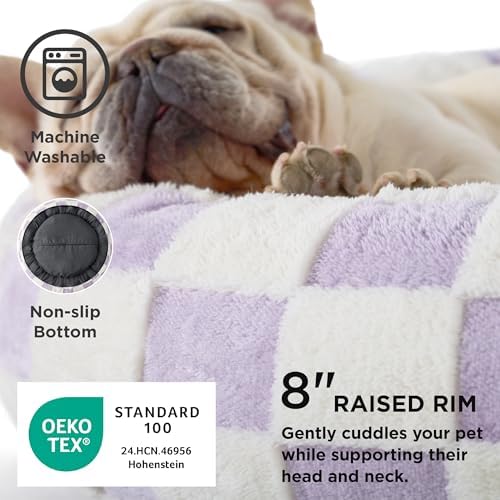 LE SURE Shown on TV Jacquard Donut Dog Beds Medium Sized Dog - Image 3