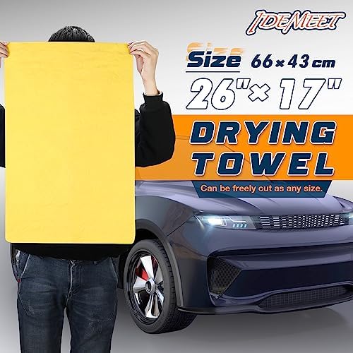 2 Pack Premium Shammy Towel for Car, Super Absorbent 26"x17" Chamois Towel - Image 5