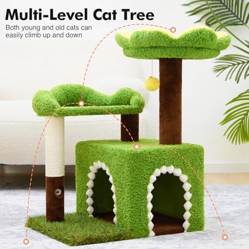 WOOCHPET Sunflower Short Cat Tree - Image 5