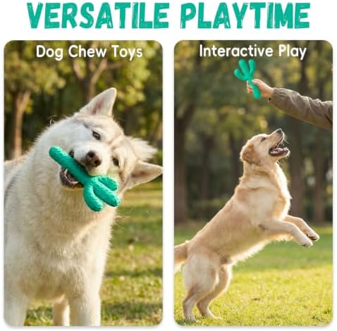 MewaJump Dog Chew Toys, Durable Rubber Dog Toys - Image 6