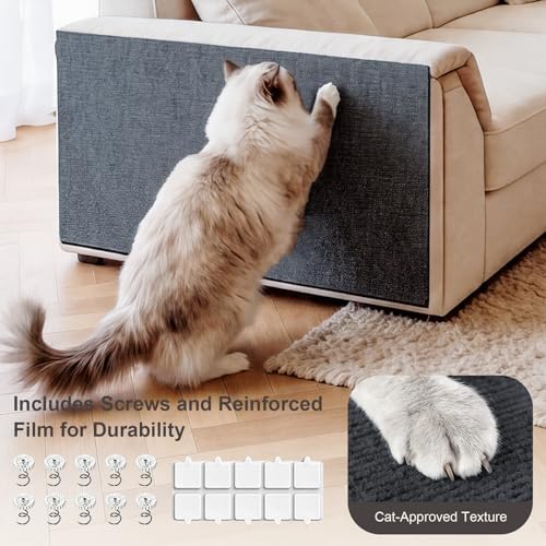 Small Cat Scratcher, 23.6x11.8 Cat Scratch Furniture Protector - Image 4