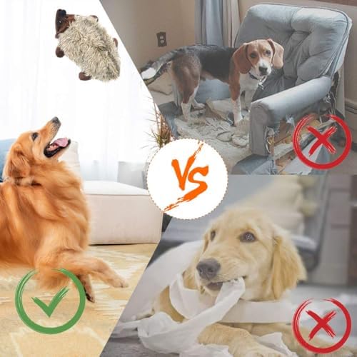 Dog Squeaky Toys for Small Dogs, Puppy Toys for Teething Cute Hedgehog - Image 7