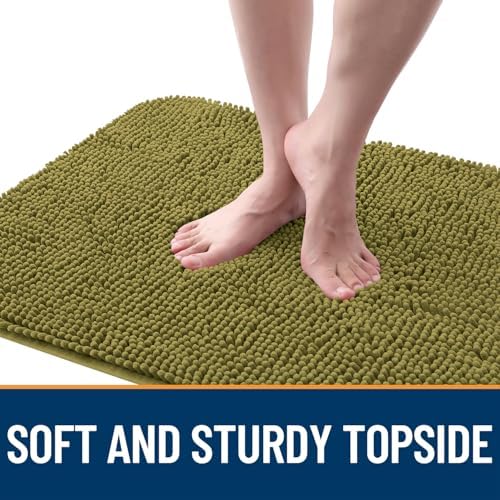 OLANLY Dog Door Mat for Muddy Paws 30x20, Super Absorbent Chenille Mud Mat - Image 4