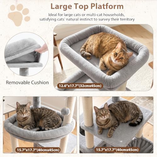 Gitelsnour 71'' Heavy Duty Cat Tree Tower - Image 3