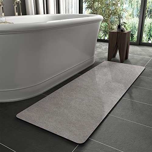 MontVoo -Bath Mat Rug-Rubber Backing Non Slip Quick Dry Absorbent Thin Bathroom by MontVoo