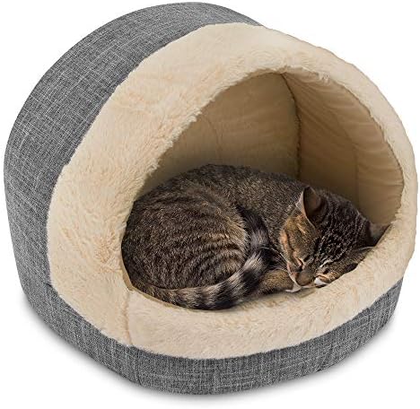 Best Pet Supplies Cat Bed for Indoor Cat, Domed Tent House - Image 2