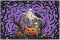Giwawa Halloween Pumpkin Bath Rug Spooky Ghost Bat Bathtub Mat Washable Plush by Giwawa
