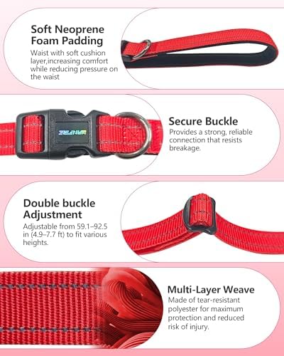 3-in-1 Double Dog Leash, Hands-Free Convertible Leash - Image 6