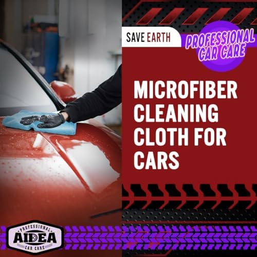 AIDEA Microfiber Cleaning Cloth Blue 10PK, Cleaning Rags 12×12" - Image 4