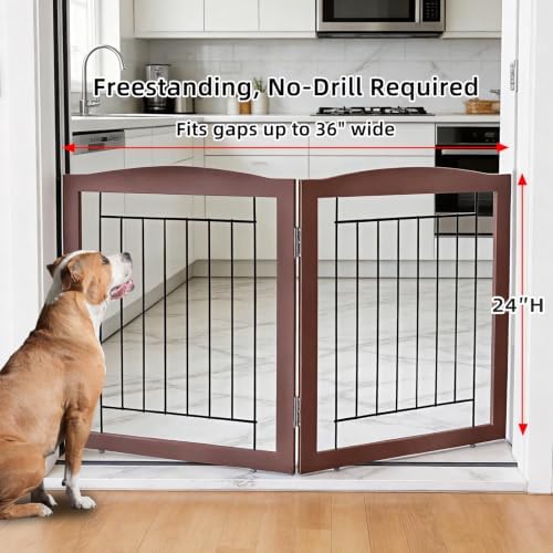 ZJSF Freestanding Foldable Dog Gate - Image 2