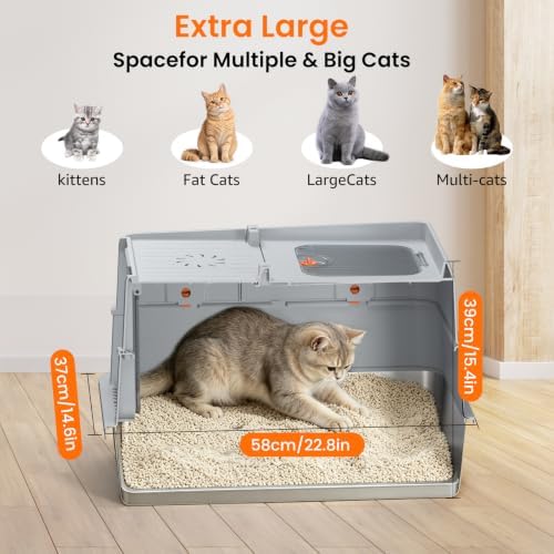 XXL Stainless Steel Litter Box - Image 2