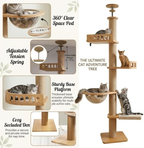 Floor to Ceiling cat Tree - Image 4