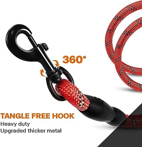 Taglory Rope Dog Leash for Medium Large Dogs, 4 FT Padded Handle - Image 6