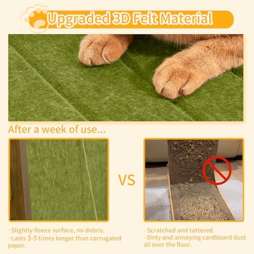 Felt Cat Scratcher for Indoor Cats, 26.8 Inch - Image 2
