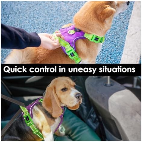 PHOEPET No Pull Dog Harness, Unique Colors Reflective Adjustable Dog Vest - Image 4