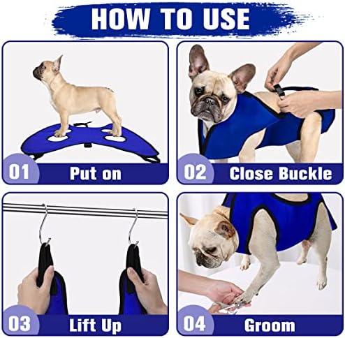 Pet Dog Grooming Hammock for Nail Trimming, Dog Restraint Hanging Harness for - Image 7
